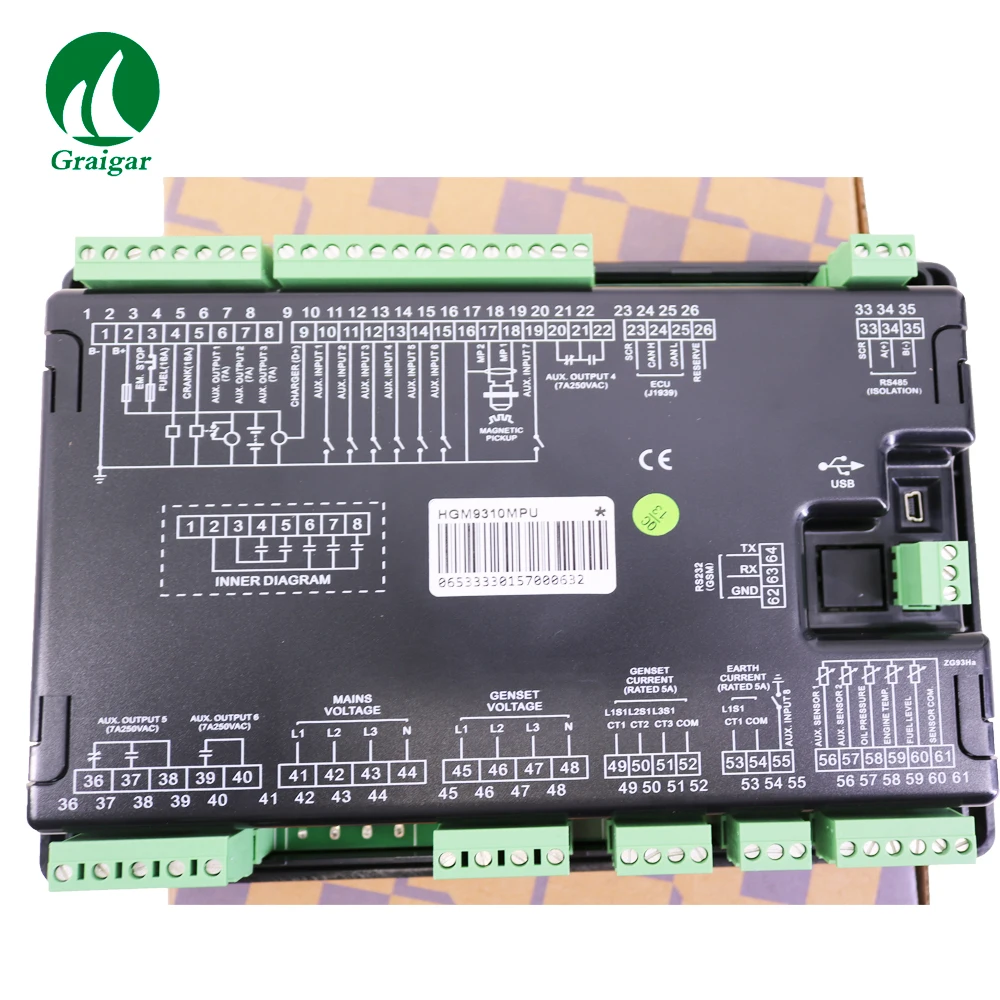 Новый контроллер генератора Smartgen HGM9310MPU|genset controller|controller gensetcontroller control |