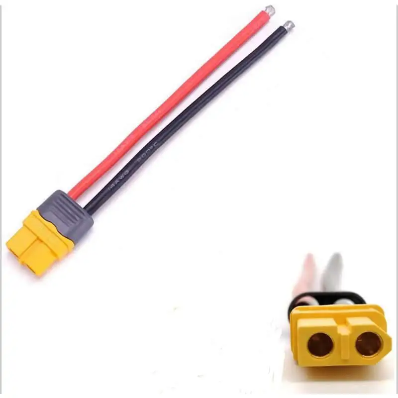 10 шт. samass XT60 разъем штекер и гнездо с 10cm14 AWG силиконовый провод для