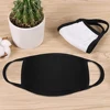 Black Cotton Blend Ear Loop Face Mouth Mask Washable Anti Dust Warm Ski Cycling Safety Windproof Protective Reusable 3 Layers 4