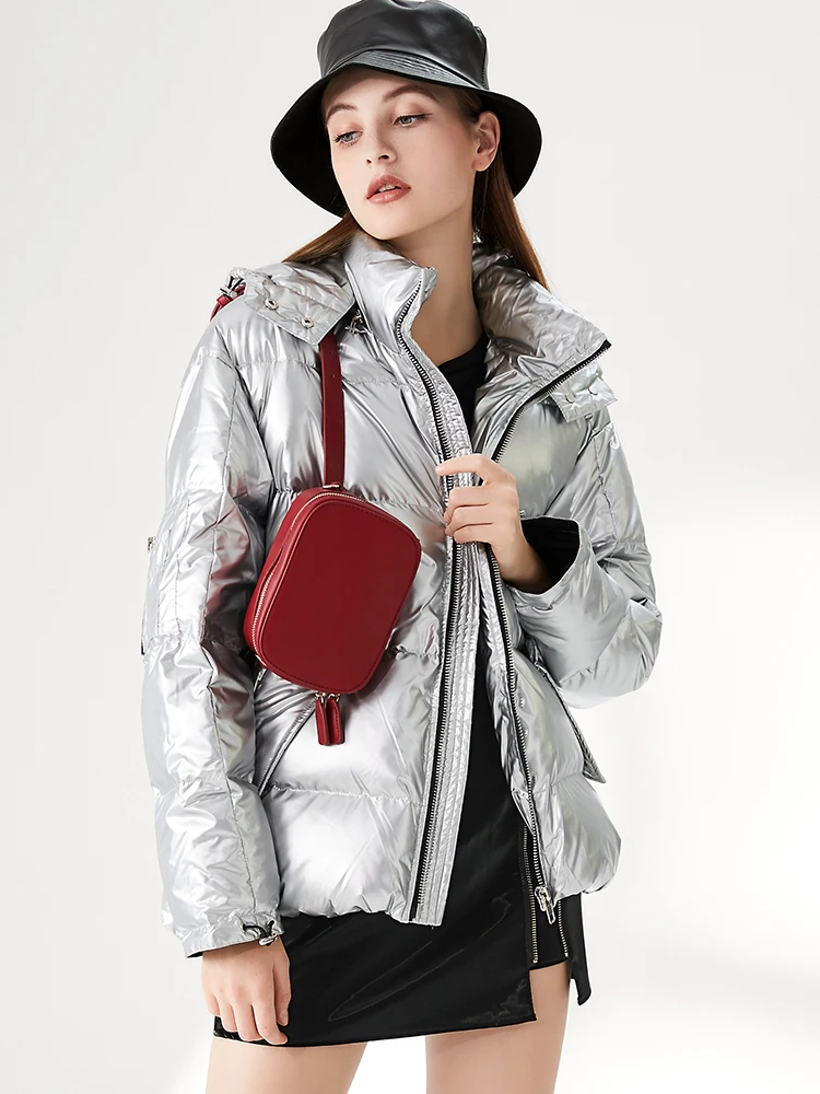 Белая утка 2020 зимняя куртка женские пальто легкое пуховое плотная теплая одежда