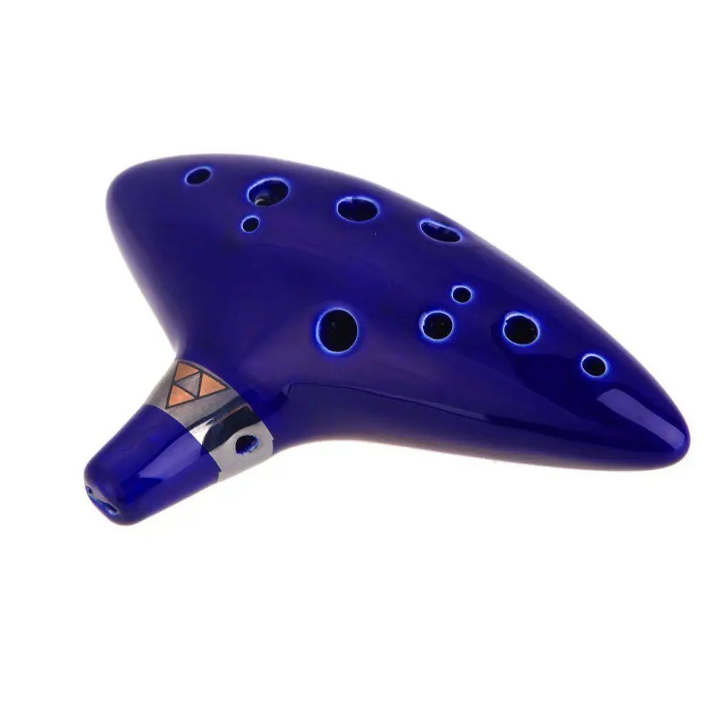  Chinese wind national musical instrument 12 hole Ocarina blowing mouth flute children music teachin - 4000079760383