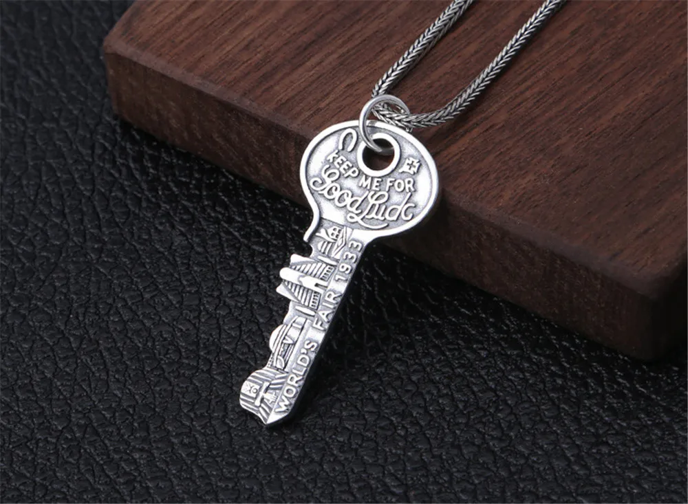 Emith Fla 925 пробы, серебряное ожерелье, подвески для женщин и мужчин, модные ювелирные изделия, этнические винтажные подвески