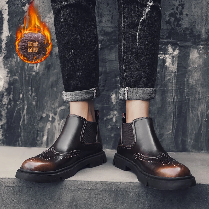 Мужские кроссовки; кожаные ботинки с перфорацией типа «броги»; хлопковая кожаная обувь; мужская повседневная мужская обувь; Уличная обувь; Zapatos De Hombre Erkek Ayakkabi