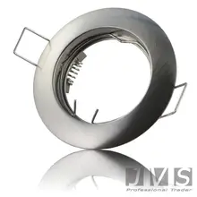 Из цинкового сплава мороз белый/сатин никель/черный встроенный нерегулируемый MR16 GU10 лампа светильник держатель потолочный 60 мм