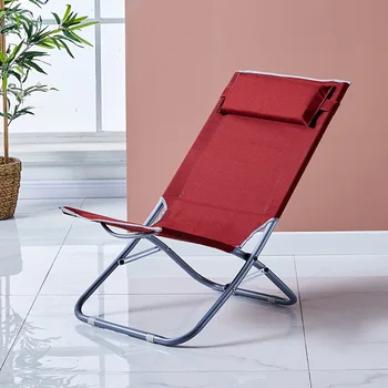 

Adjustable Simple Home Portable Leisure Folding Chair Lazy Chair For Lunch Break Office Nap Chaise lounge Living Room Furniture