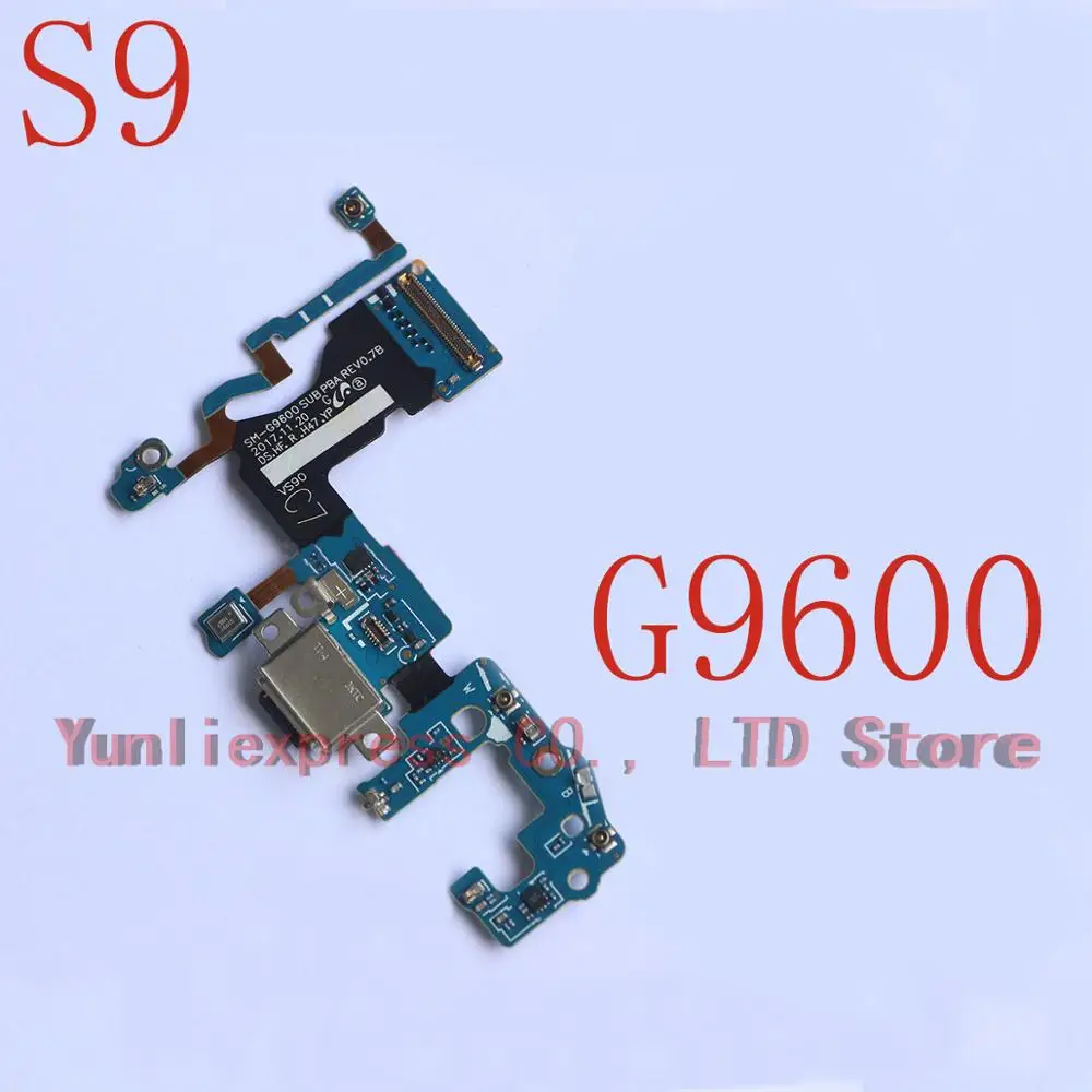 USB зарядное устройство док-станция порт разъем гибкий кабель для samsung Galaxy S9 Plus G9600 G960F/N G960U G9650 G965F/N G965U carge