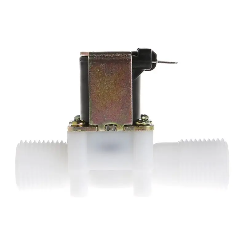 New 12V Electric Solenoid Valve Magnetic DC N/C Water Air Inlet Flow Switch 1/2"