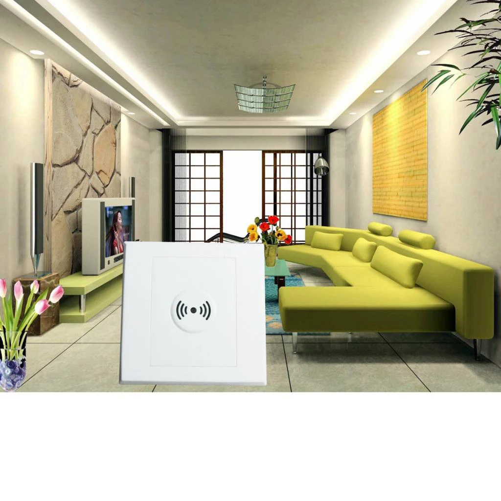 Auto On Off Light Switch Sound Voice Controlled Sensor Lamp Switch Wall Mounted