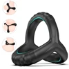 Silicone Penis Ring Penis Enlargement Sex Toys for Men Erection Male Scrotum Bind Delay Ejaculation Cock Ring Elastic Sex Shop 1