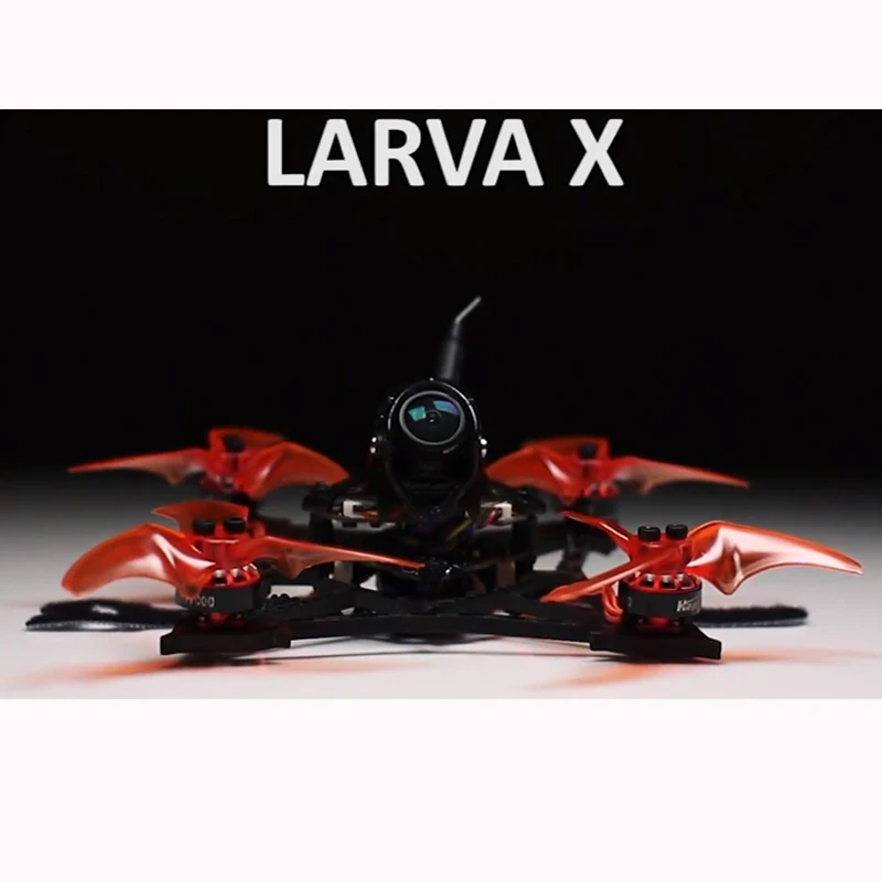 Larva X 2-3S 100 мм 2,5 дюймов RC Квадрокоптер гоночный FPV Дрон 88 мм* 88 мм* 45 мм 1103 мотор Crazybee F4 PRO V3.0 Qadcpter