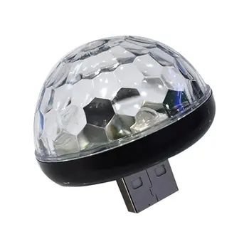 

Voice Control Little Magic Ball Light Rgb Mobile Phone Android Apple Usb Magic Fan You Lantern Car Dj Stage Light