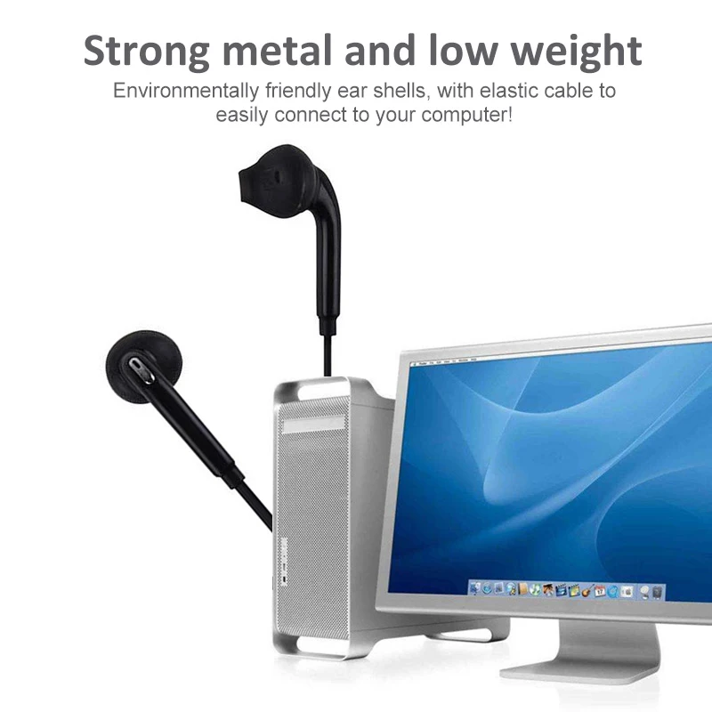 Wired Headset Earphone Headphone Earbuds With Mic For Samsung Galaxy S6 Durable Fast Ship