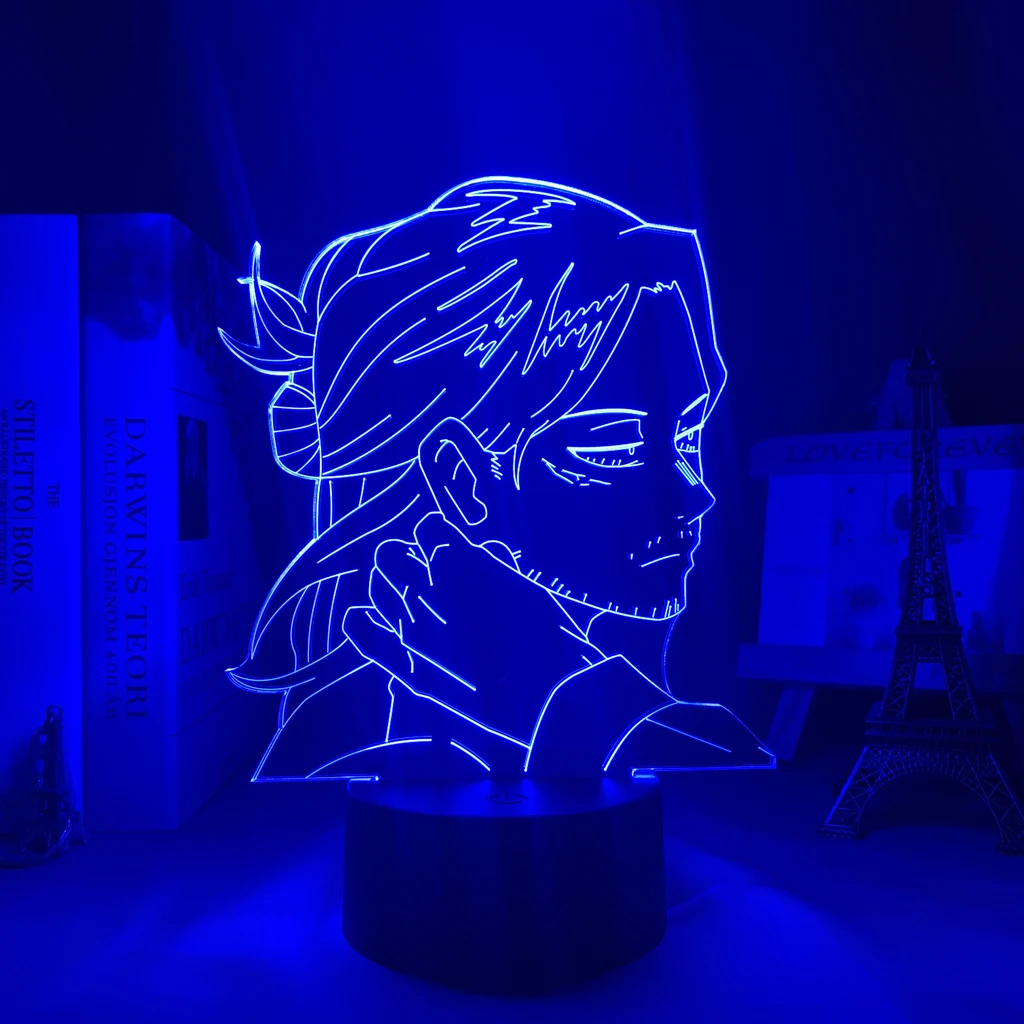 night lamp for bedroom wall Anime Led Light My Hero Academia Shota Aizawa for Bedroom Decorative Nightlight Birthday Gift Manga 3d Night Lamp Bedside Night Lights