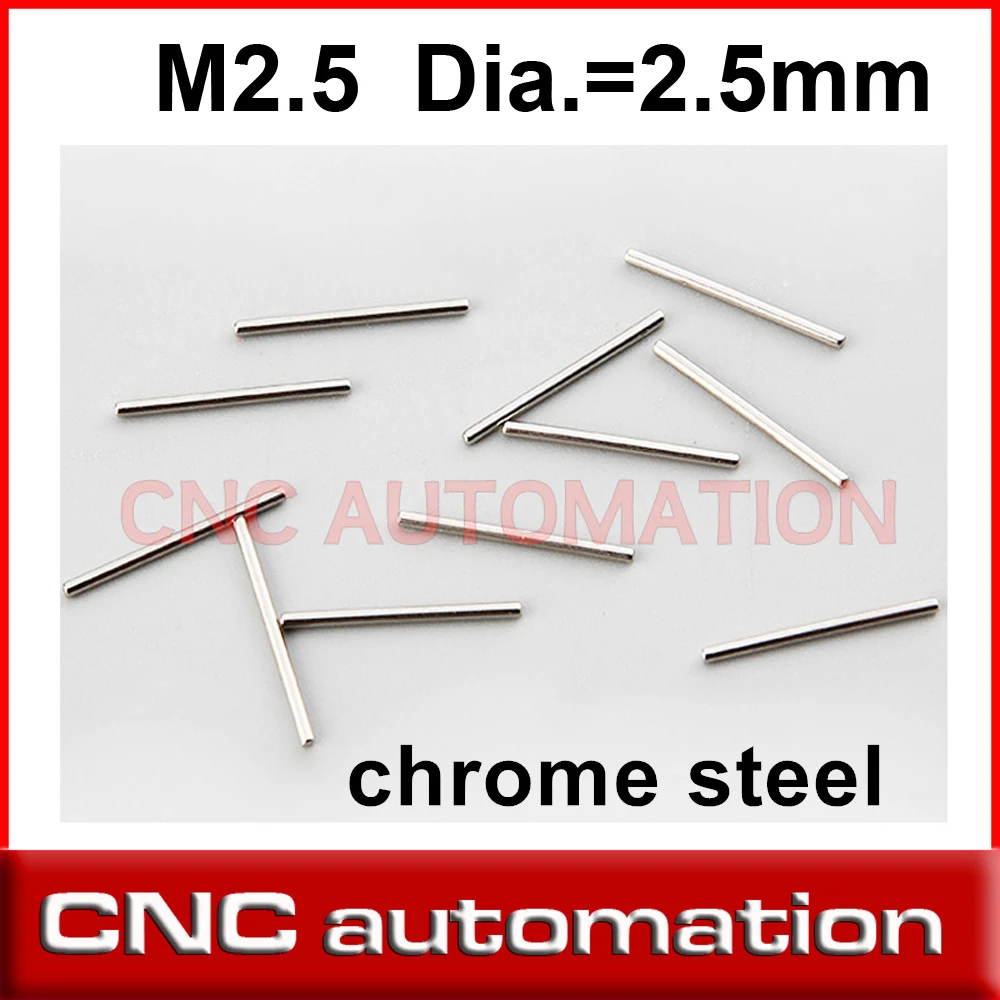 10PCS 50PCS Chrome Steel Cylindrical Roller Dowel Locating Pin M2.5 2.5Mm * 3/4/5/6/6.5/7/8/9/10/11/12/13/14/15