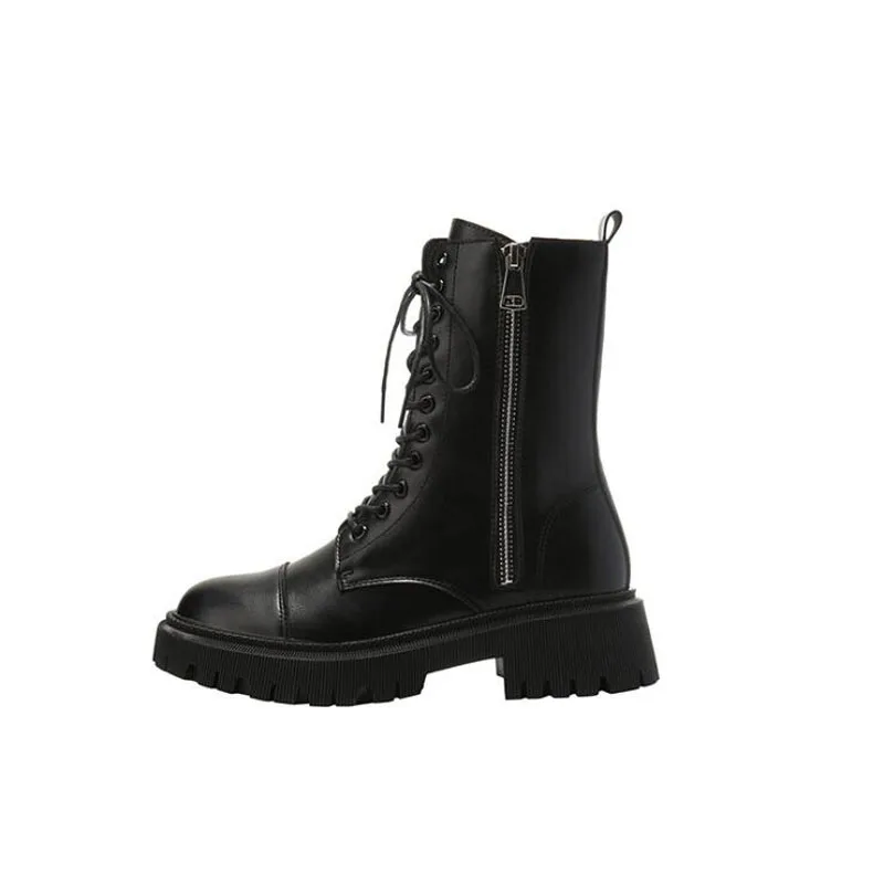 Boots Female women shoes Autumn British Wind Genuine Leather Thick With Short Boots Motorcycle Martin shoes Boots Female women shoes Autumn British Wind Genuine Leather Thick With Short Boots Motorcycle Martin shoes