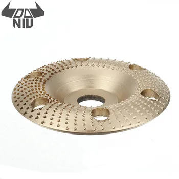

DANIU Angle Grinder Wood Shaping Disc See Through Wheel Carving Disc with Hole Sanding Carving Woodworking Rotary Tool