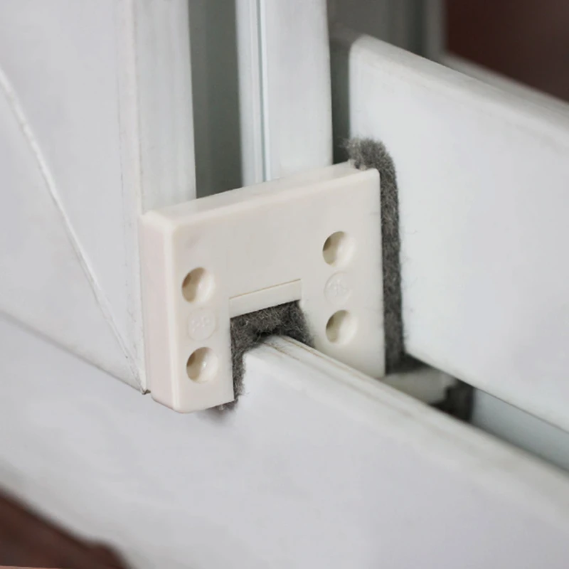 4pcs/set Sliding Window Buffer Block Up And Down Track Sealing Wind