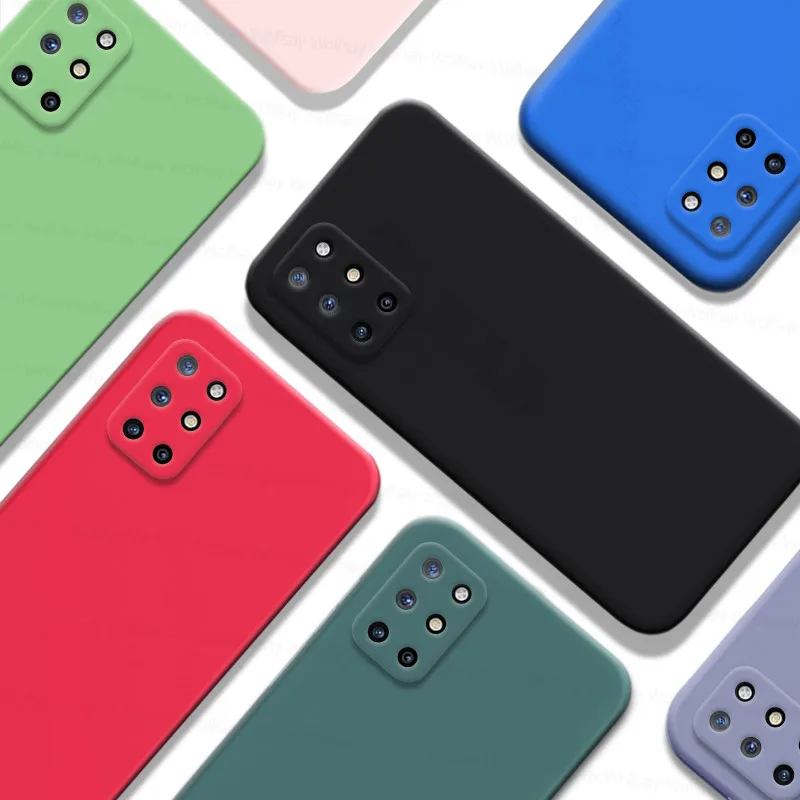 Per Oneplus 8T Custodia Per Oneplus 9R 8T 7T 6T Cover Nuovo Silicone Liquido Originale Antiurto Coque Per Oneplus 8T 9 8 7 Pro Fundas