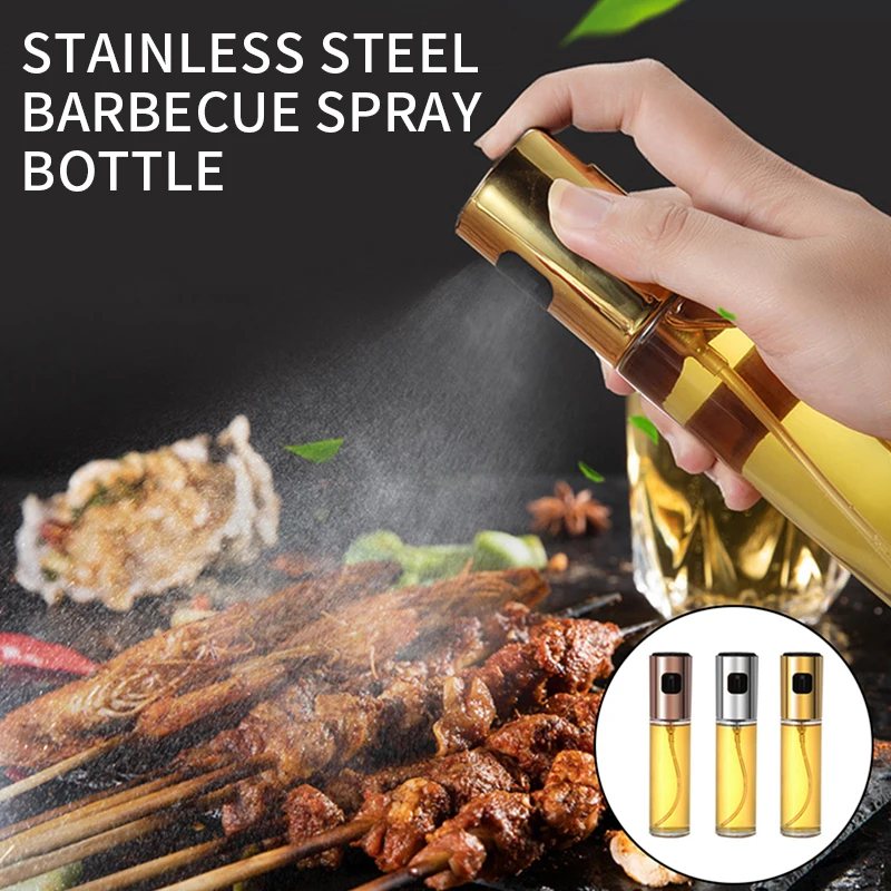 Kitchen Baking Oil Cook Oil Spray Empty Bottle Vinegar Bottle Oil Dispenser Cooking Tool Salad