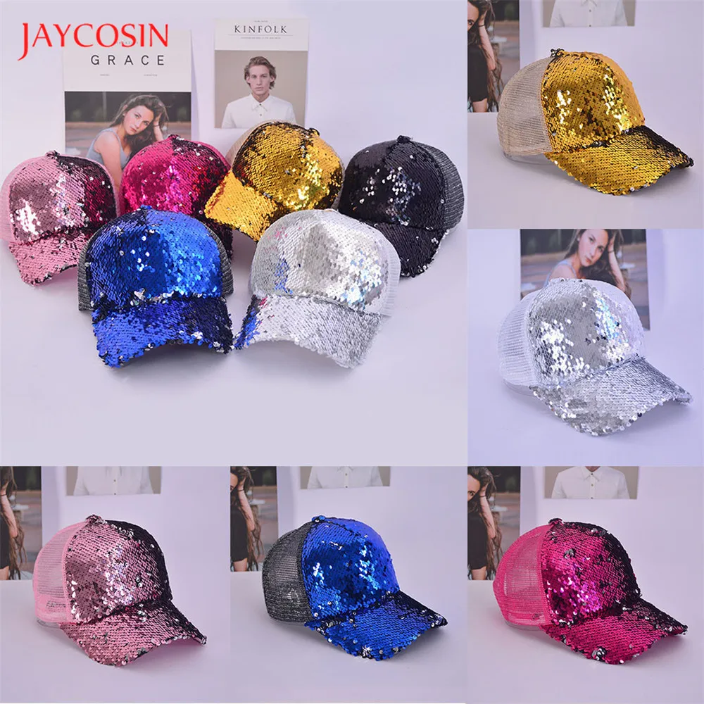 Joycosin Женская Повседневная модная кепка s Уличная одежда Sequiend Кепка s Дамская Светоотражающая Регулируемая Кепка для бега дышащая Спортивная Кепка