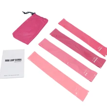 4Pcs Training Resistance Band Fitness Exercise Strength Resistance Bands Pilates Sport Rubber Fitness Bands