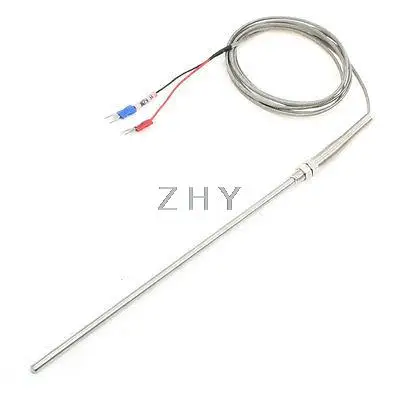 

2M 6.6Ft Cable 5 x 200mm Sensor K Type Temperature Thermocouple Probe