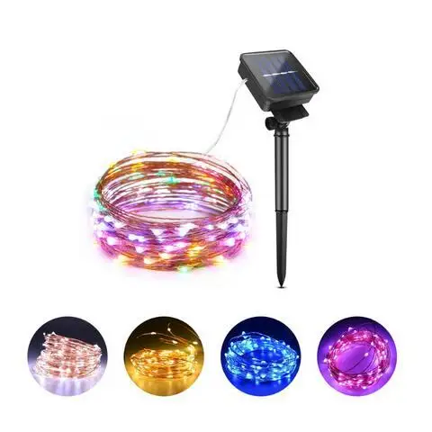 

LED Solar Copper Lamp 10 M 100 Lamp LED Bubble Ball Water Droplet Lighting Chain Curtain Lights Christmas Lights Colorful Lights