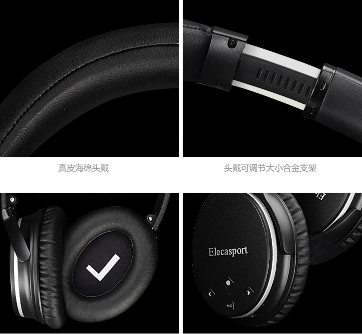 5,0 Bluetooth гарнитура с шумоподавлением памяти хлопок Регулируемый ремешок 8-10 часов время воспроизведения над ухом с микрофоном