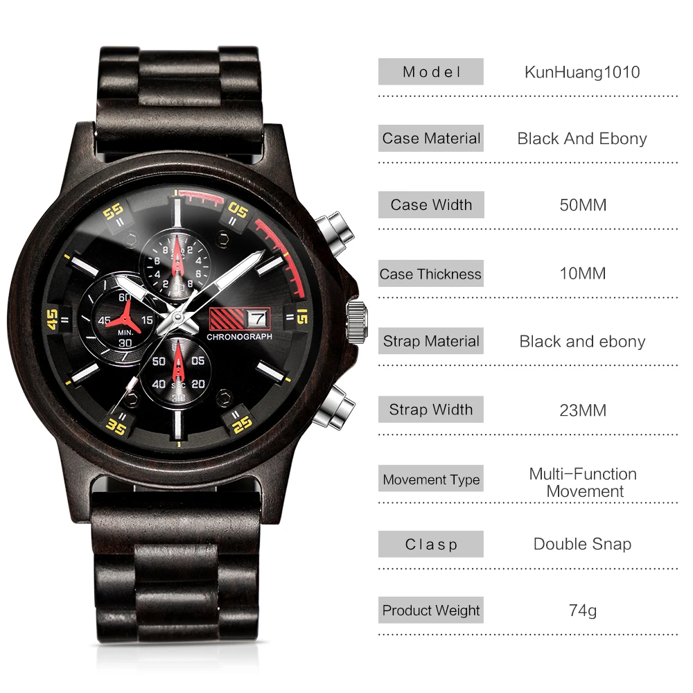 Vintage Skeleton Full Wood Watch Male Unique Trianlge Face Hollow Transparent Men Women Wooden Wrist Watches Minimalist Clock