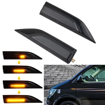 

LED Side Marker Turn Signal Light Dynamic Flowing Indicator Blinker For VW Transporter Multivan T6 2016 2017 2018 2019