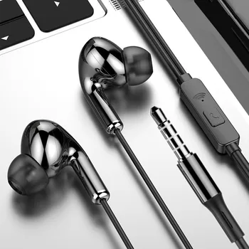 

In-Ear Wired Earphone 3.5mm Earbuds Earphones Music Sport Gaming Headset HIFI Stereo With mic For IPhone Xiaomi Samsung Huawei