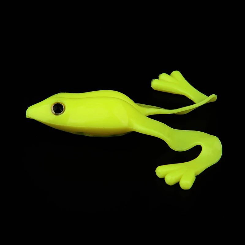 ARDEA 10pcs Fishing Frog Lure Silicone winter fishing sinking Soft Bait Worm plastic Isca bass Pesca wobbler soft frog lure