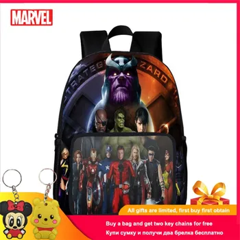 

Marvel 2019 Iron Man Hulk Backpack Young P Backpack Waterproof Primary School Bag Waterproof Children's Bag SZZ199