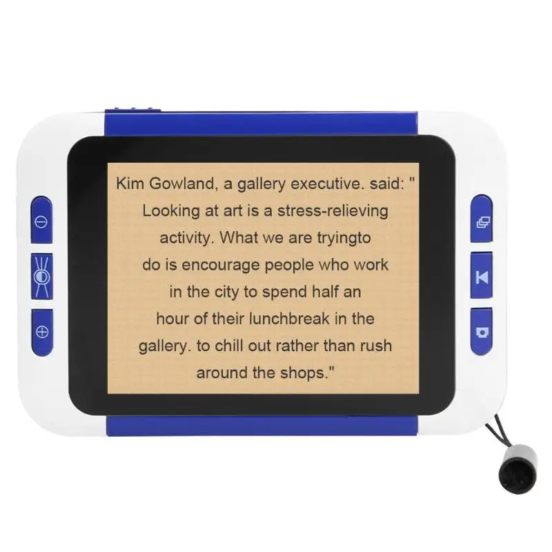 

3.5 inch LCD Display Portable 32X Digital Video Magnifier Electronic Reading Aid Shooting and Storing External TF Cards