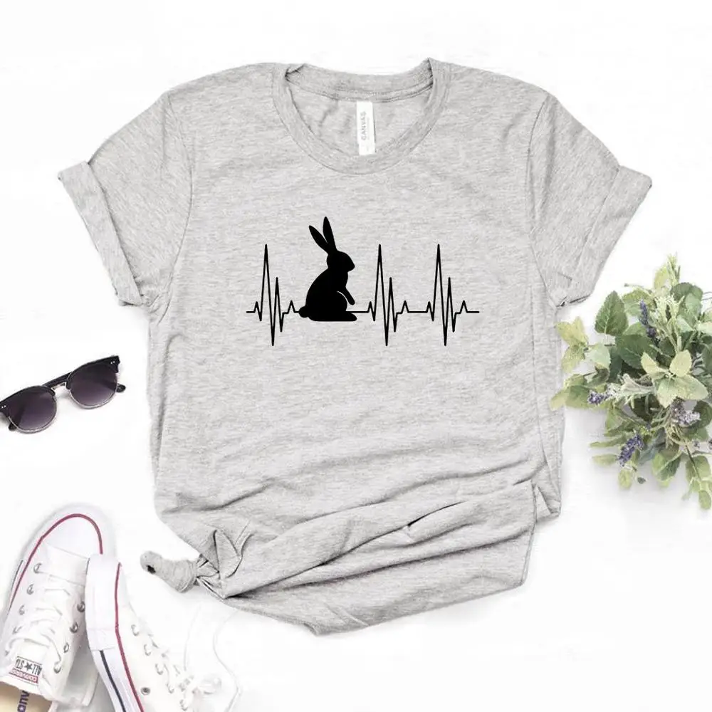 Rabbit Pattern Women Shirt | Shirt 3d Print Women Bunny