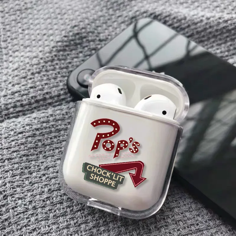 ТВ ривердейл джагхед Джонс Southside чехол для наушников для Apple iPhone зарядная коробка для AirPods Pro Жесткий прозрачный защитный чехол - Цвет: 6