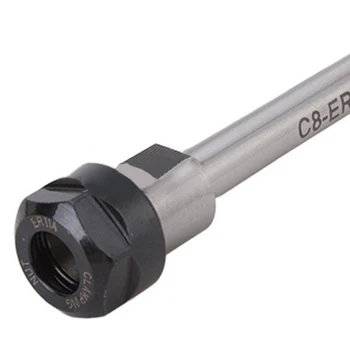 

C8-ER11A-100L Straight Shank Chuck Holder & 13*Spring Collect Clamp Milling Tool