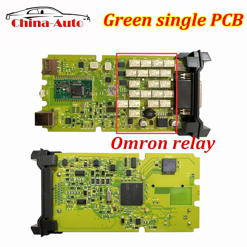 

A+ Quality TCS With bluetooth OBDIICAT-CDP single green PCB Omron relay 2016 software free keygen OBD2 diagnostic tool