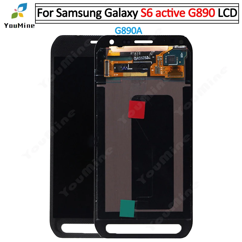 Протестировано 5,1 ''Замена для Samsung Galaxy S6 active G890 G890A ЖК-дисплей+ сенсорный экран дигитайзер в сборе