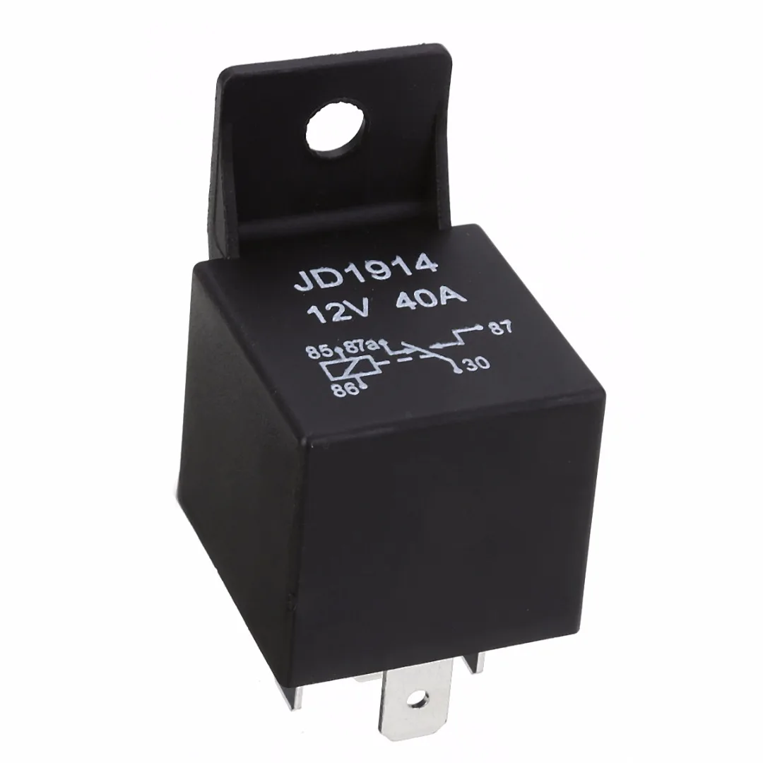 

1pc 5 Pin 40A Waterproof Car Relay Long Life Automotive Relays Normally Open DC 12V/24V For Battery Oil Pumb Control Mayitr