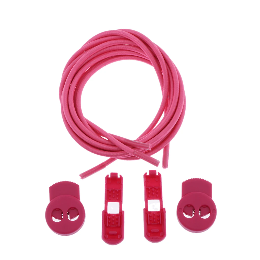 Stretching Lock lace Elastic Shoelaces Easy Lock Laces No Tie Triathlon Running Jogging Reflective  Shoe Lace