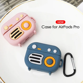 

Radio Silicone Headset Cover For Apple Airpods Pro Waterproof Eraphone Protection Case For AirPods Pro Charging Box Accessories