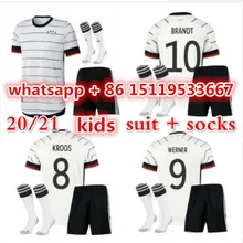 Детский футбольный свитер, немецкий Мюллер Дракслер Крос HUMMELS WERNER MULLER ozil BRANDT, Детский комплект+ носки, Футбольная Футболка