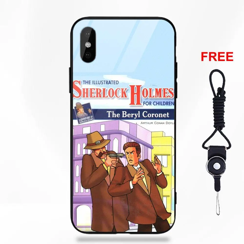 Сохраняйте спокойствие и верьте в Шерлок Холмс для Apple iPhone 5 5C 5S SE 6 6S 7 8 Plus X XS Max XR
