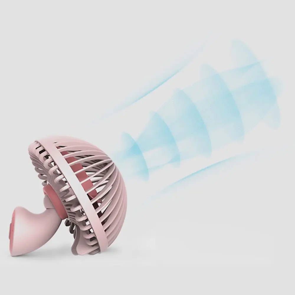 

Electric Fan Air Fan Cooling Fan USB Fan Cute Mini Mushroom Fold for Summer Home Office Laptop Computer