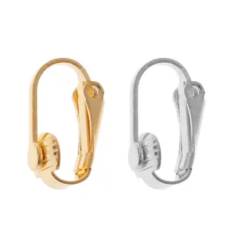 

50 Pcs/Set Clip-on Earring Converter DIY Earrings Pierced into Clip on Jewelry Making Tool Accessories
