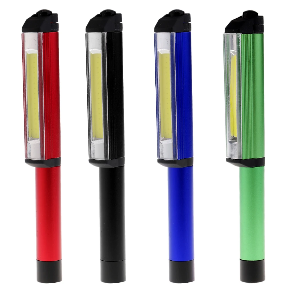 Super Bright LED Pen Light Inspection Torch Work with Clip for Outdoor Camping Car Repair | Спорт и развлечения