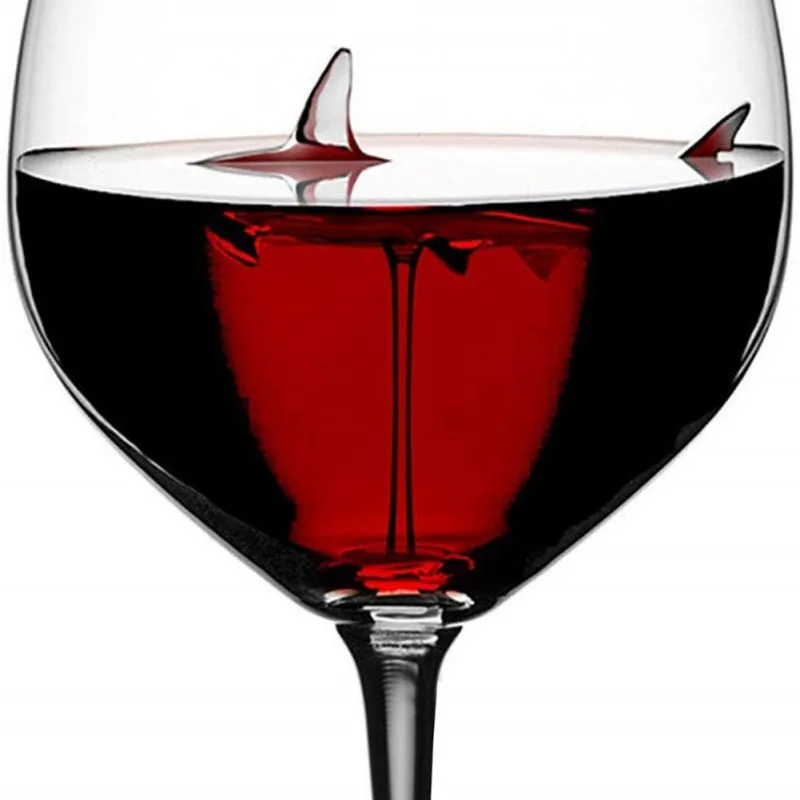 Хрустальный бокал для вина es Cup Shark Inside Wine Bottle ручная выдувная бокал для вина es вечерние Свадебные фужеры