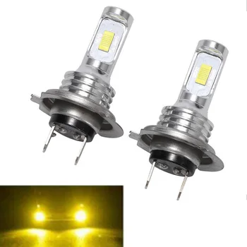 

Waterproof Headlight Bulbs 2pcs set For 12V 24V vehicles LED H7 High/Low Beam