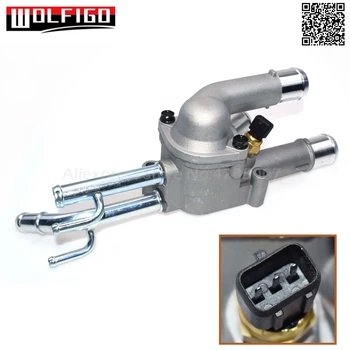 

WOLFIGO New Thermostat with Sensor for 2003-2011 Elantra Tiburon Tucson Sportage 25600-23640, 25600-23600, 2560023600
